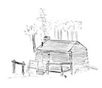 Cabin illustration